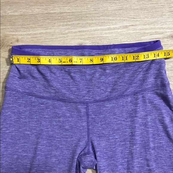 PrAna Purple Heathered Tori Capri Leggings Yoga Capri Size Large - Picture 11 of 16